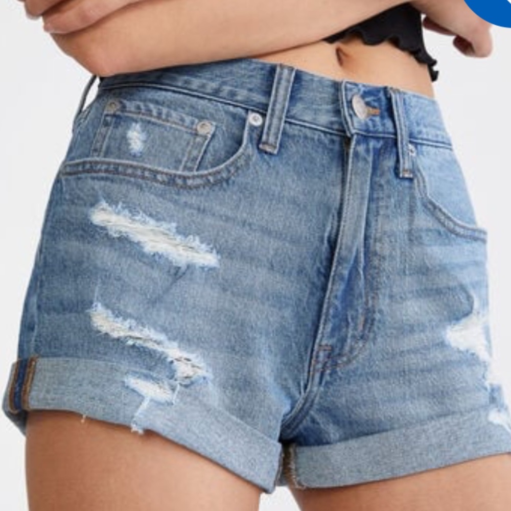 Aeropostale Denim Mom Short Size 10
